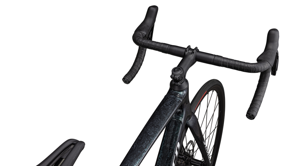 GLOSS SPECTRAFLAIR GRANITE OVER BLACK / METALLIC WHITE SILVER