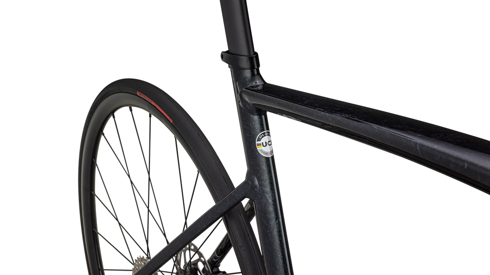 GLOSS SPECTRAFLAIR GRANITE OVER BLACK / METALLIC WHITE SILVER