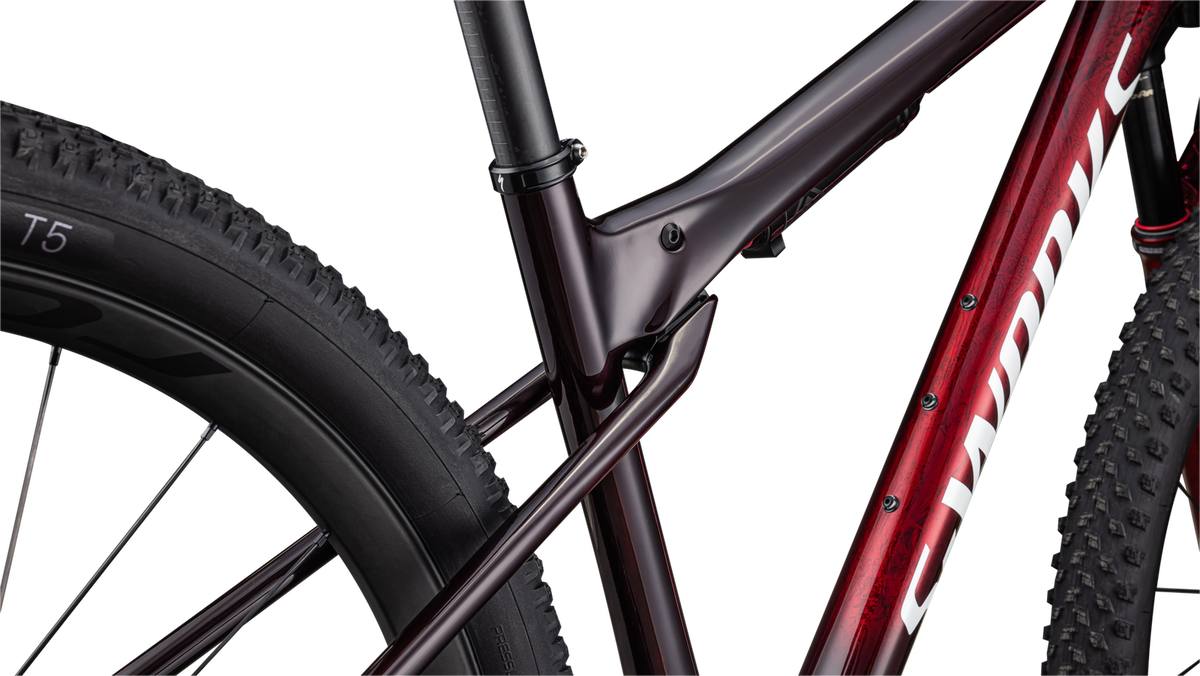 Gloss Red Tint / Flake Silver Granite / Metallic White Silver