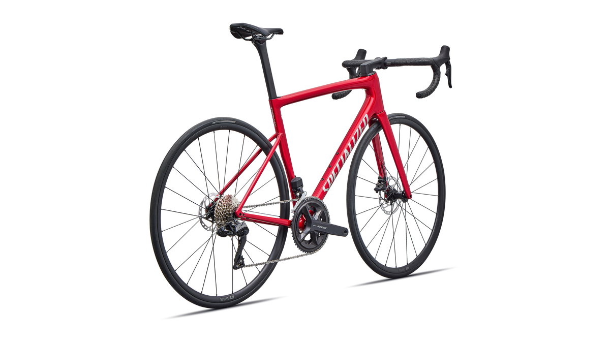 GLOSS RED TINT OVER SILVER DUST / SILVER DUST