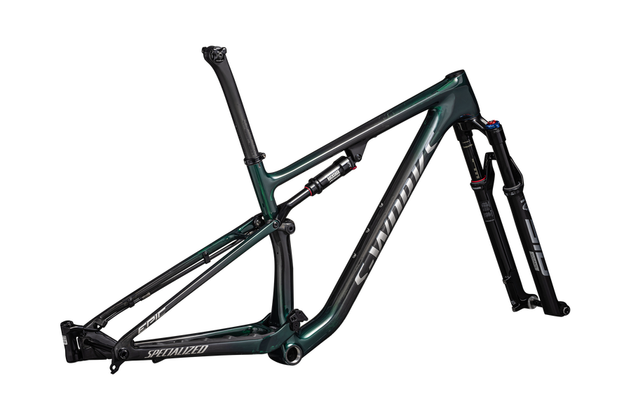 GLOSS GREEN TINT FADES OVER CARBON / CHROME