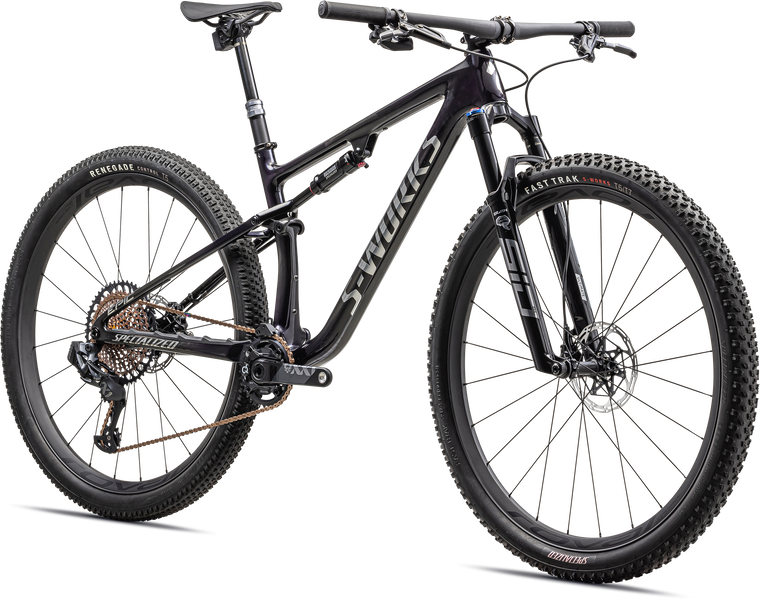 GLOSS PURPLE TINT FADES OVER CARBON / CHROME