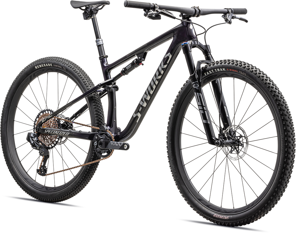 GLOSS PURPLE TINT FADES OVER CARBON / CHROME