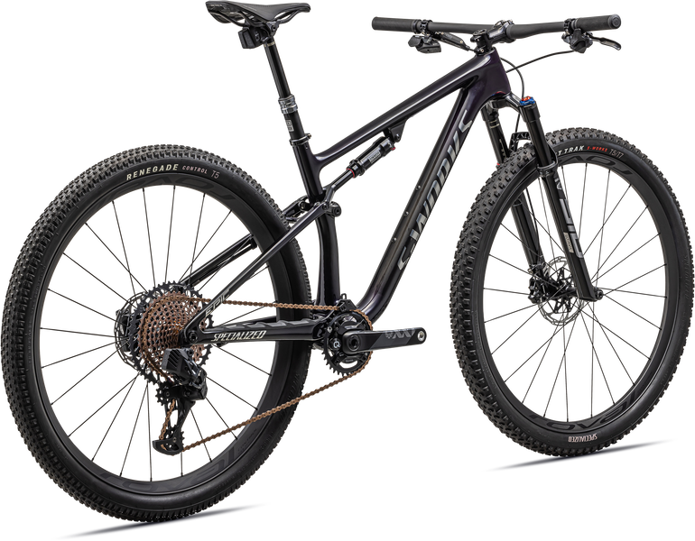 GLOSS PURPLE TINT FADES OVER CARBON / CHROME