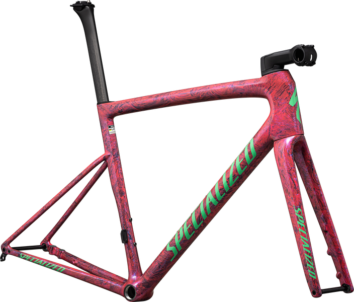 GLOSS CARBON / METALLIC VIVID PINK STRATA / ELECTRIC GREEN